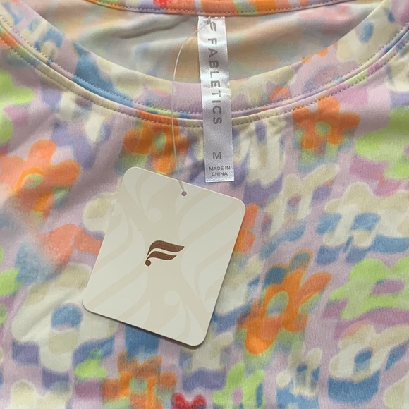 Fabletics Women's Dry-Flex Muscle Tank Size - M - New Wave Floral - Picture 4 of 11